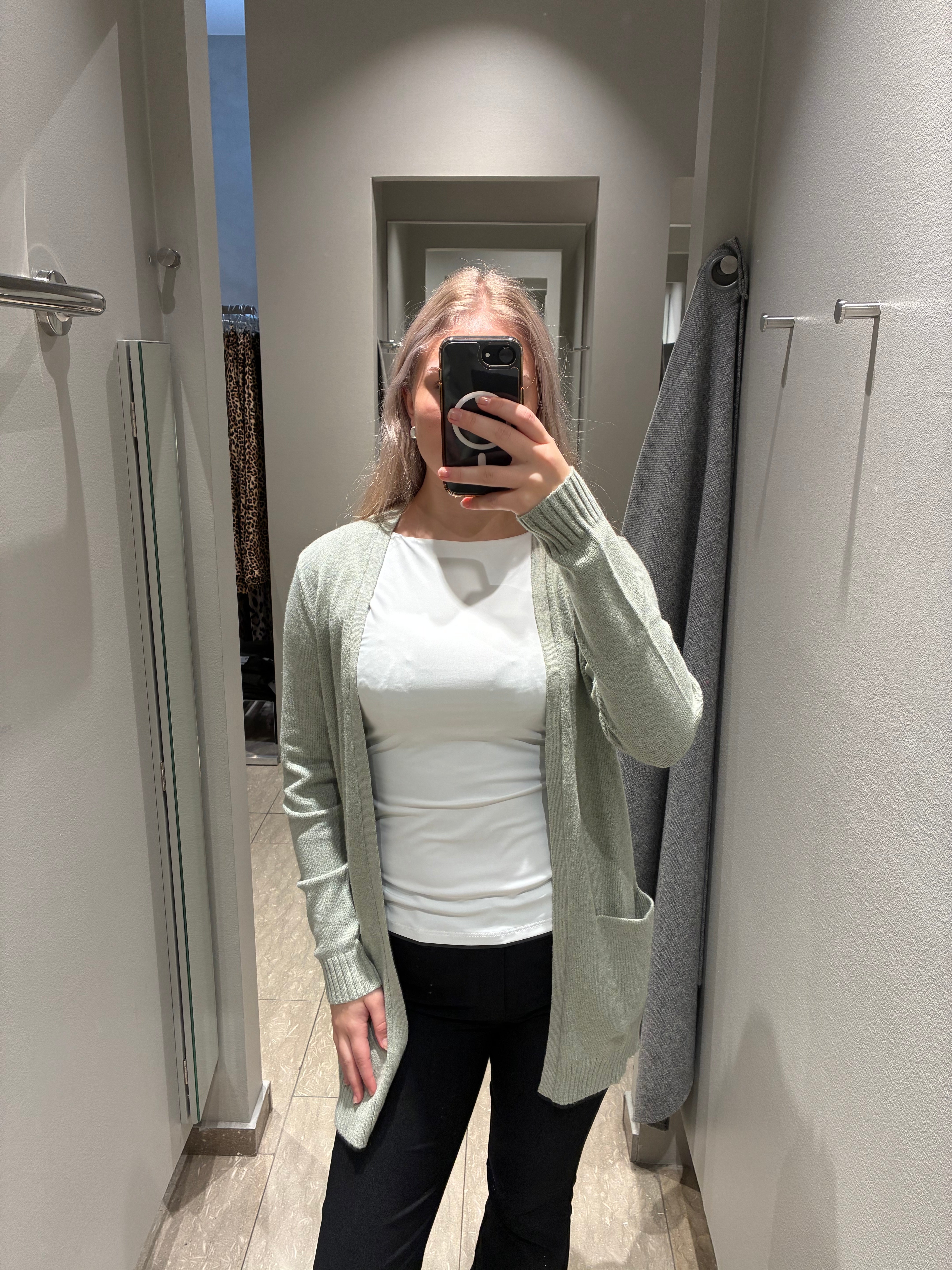 VIRIL Cardigan - Oil Green